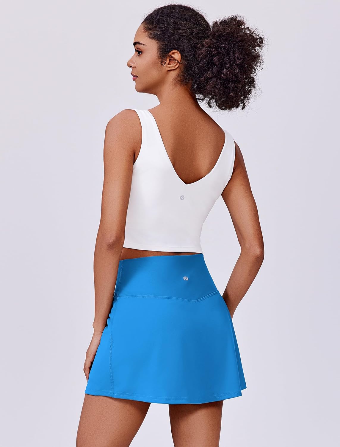 Womens Tennis Skirt - High Waisted Golf Skort with 2 Pockets | Stretchy Athletic Skirts for Pickleball & Running