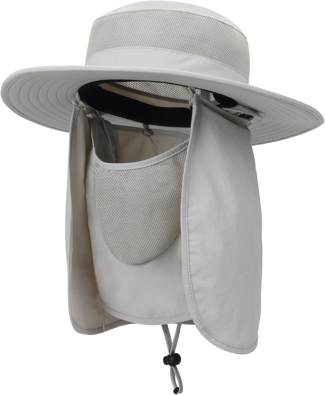 Outdoor Sun Hat - UPF 50 Waterproof Fishing Hat with Neck Flap & Face Cover | Summer Protection