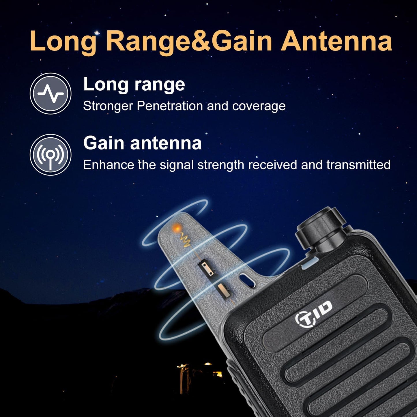TIDRADIO TD-M8s Walkie Talkies for Adults with Earpiece (8 Pack) Long Range Two Way Radio with 6 Way Multi Gang Charger and USB Charger for Warehouse Business Church and Retail