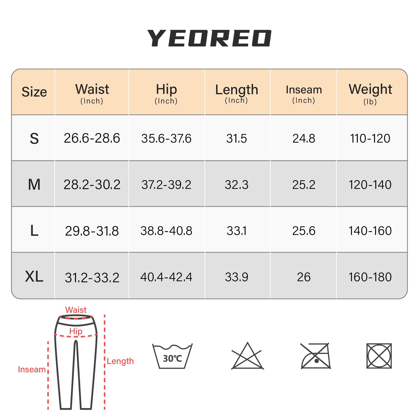 YEOREO Women Seamless Workout Leggings Gym High Waist Smile Contour Yoga Pants Black S