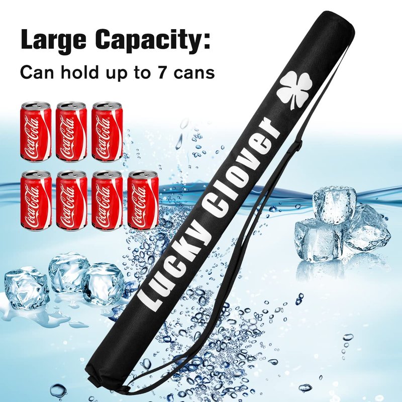 Glof Beer Sleeve for Golf Bag,7-Can Insulated Cooler Sleeve,Golf Gifts for Men,Fits in Most Golf Bags Styles and Types (Spider)