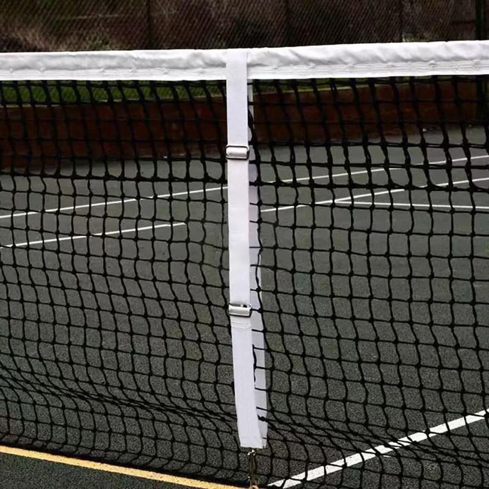 XINGLIREN Tennis Net Center Strap White Colour Standard Match Type Net in The Middle of The Separation Adjustable Belt Center Net Belt, Brown