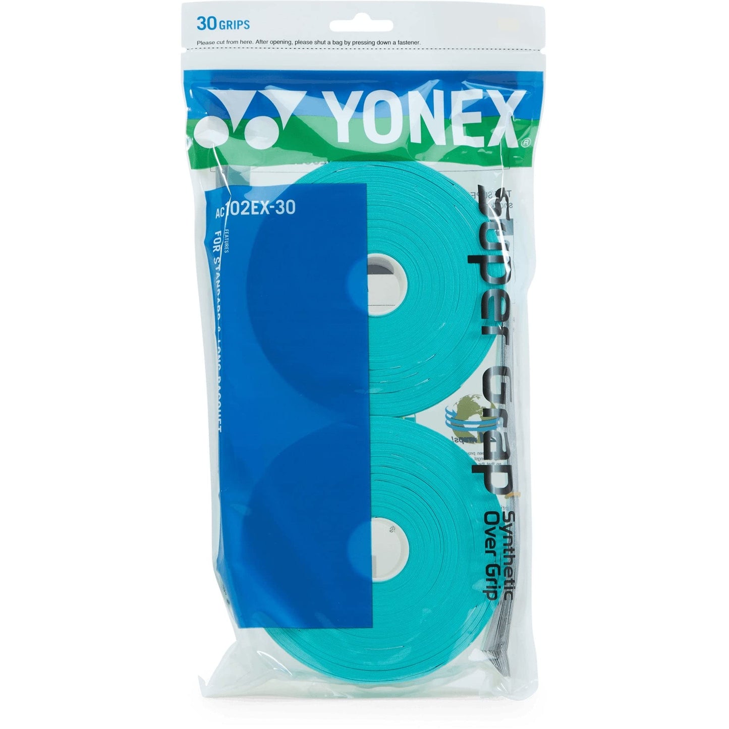 YONEX Super GRAP Tennis Racquet Overgrip (1x 30 Wraps - Red)