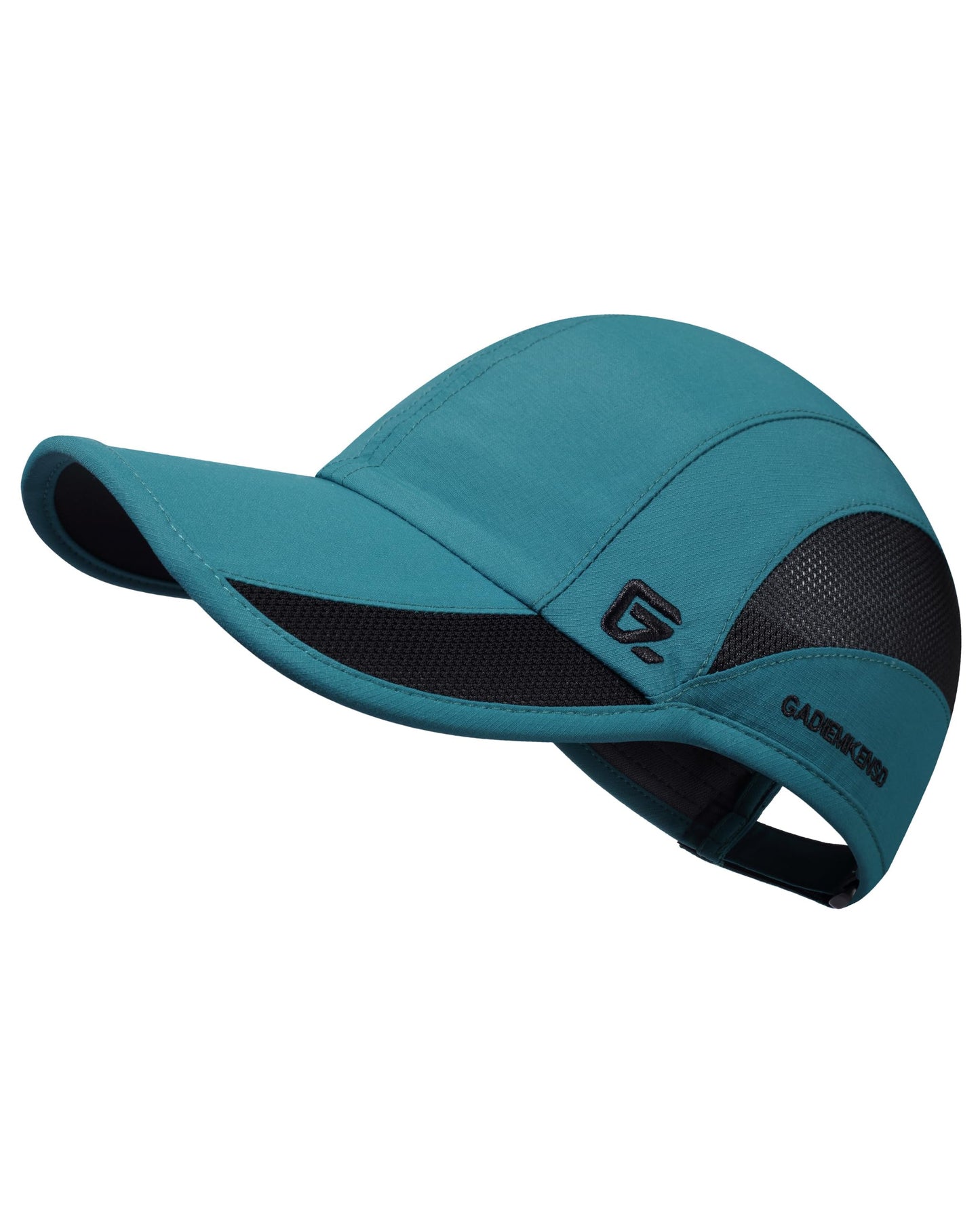 GADIEMKENSD Cooling Running Hat Quick Dry Summer Baseball Cap UPF50+ Sports Sun Caps Breathable Mesh Trucker Dad Hats Unstructured for Golf Tennis Hiking Gym Camp Lake Green S/M 6 7/8-7 1/4
