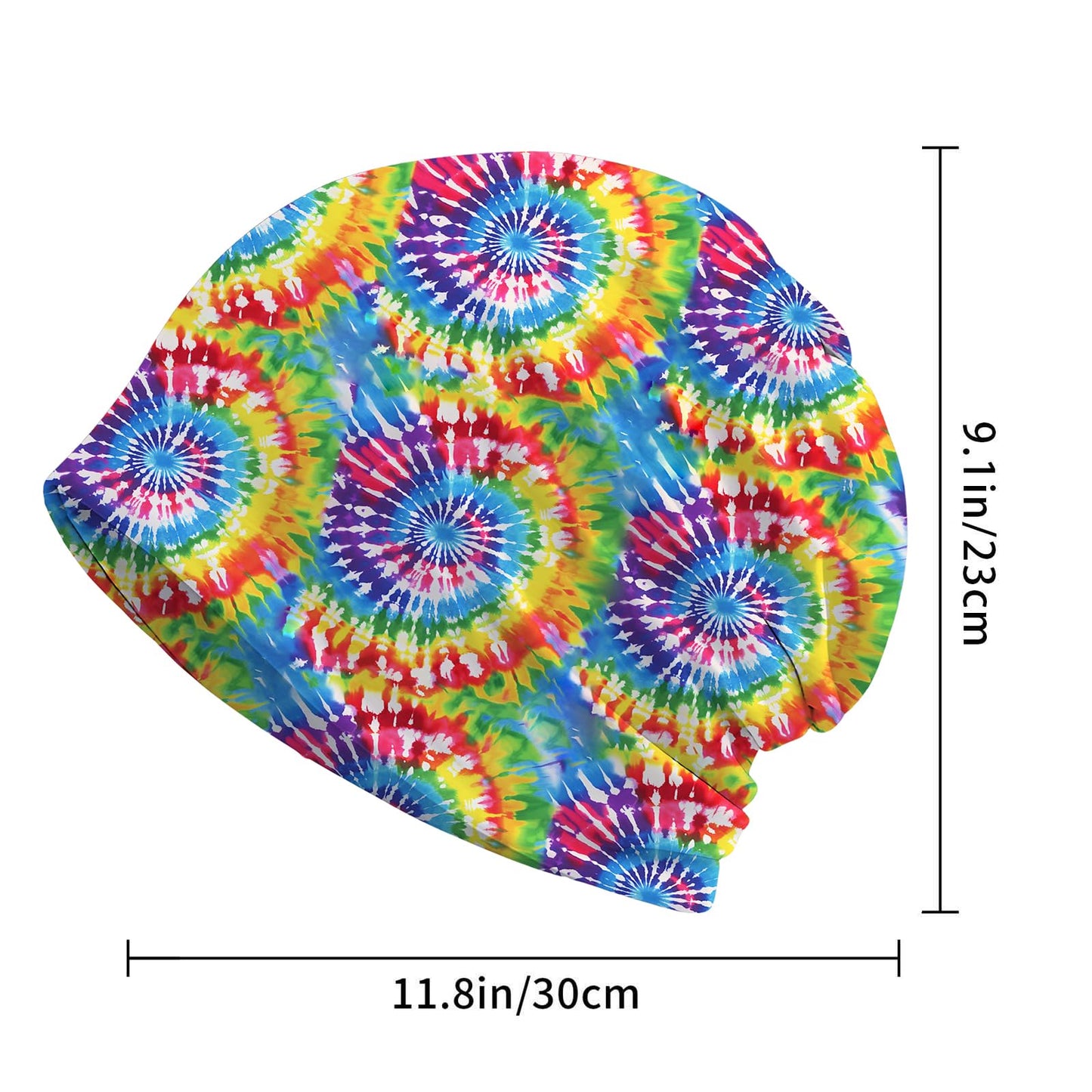 JoUbi Tie-Dye Women's Slouchy Beanie Hat Cute Turban Hats Cancer Headwear Caps Baggy Skull Sleep Scarf