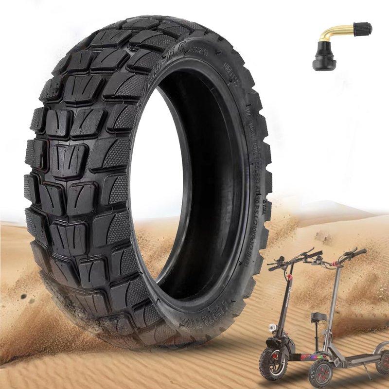 GLDYTIMES 10x2.75-6.5 Vacuum Tire 10 Inch Off-road Tire for Speedway 5 Dualtron 3 Hover-1 Alpha JOYOR S Hiboy Titan PRO Electric Scooter Puncture-Proof Explosion-Proof Tyre, Shockproof Super-Grip