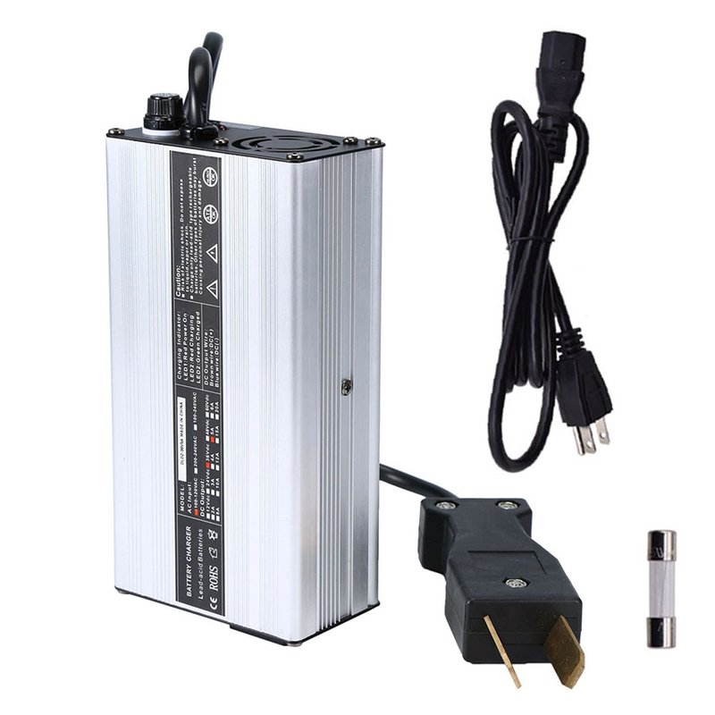 ALL-CARB 36V 5A Battery Charger Crows Foot Plug Replacement for Yamaha EZGO DS TXT Club Car Golf Cart