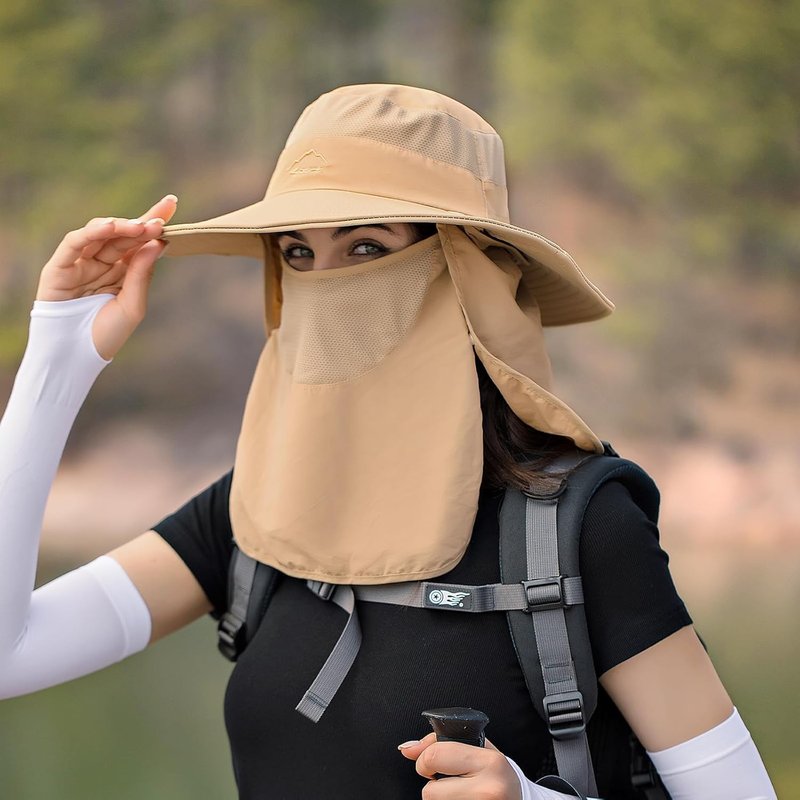Sun Hats for Men & Women - UPF 50+ Breathable Fishing Hat | Wide Brim UV Protection for Summer