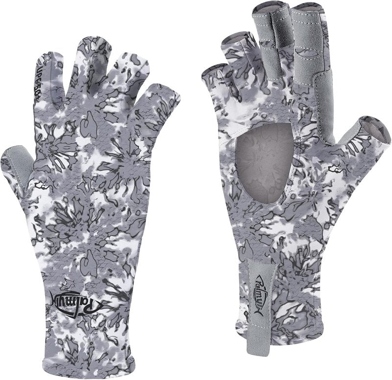 UV Protection Fishing Gloves - Fingerless UPF50+ Sun Gloves for Men & Women | Ideal for Kayaking, Hiking, Paddling