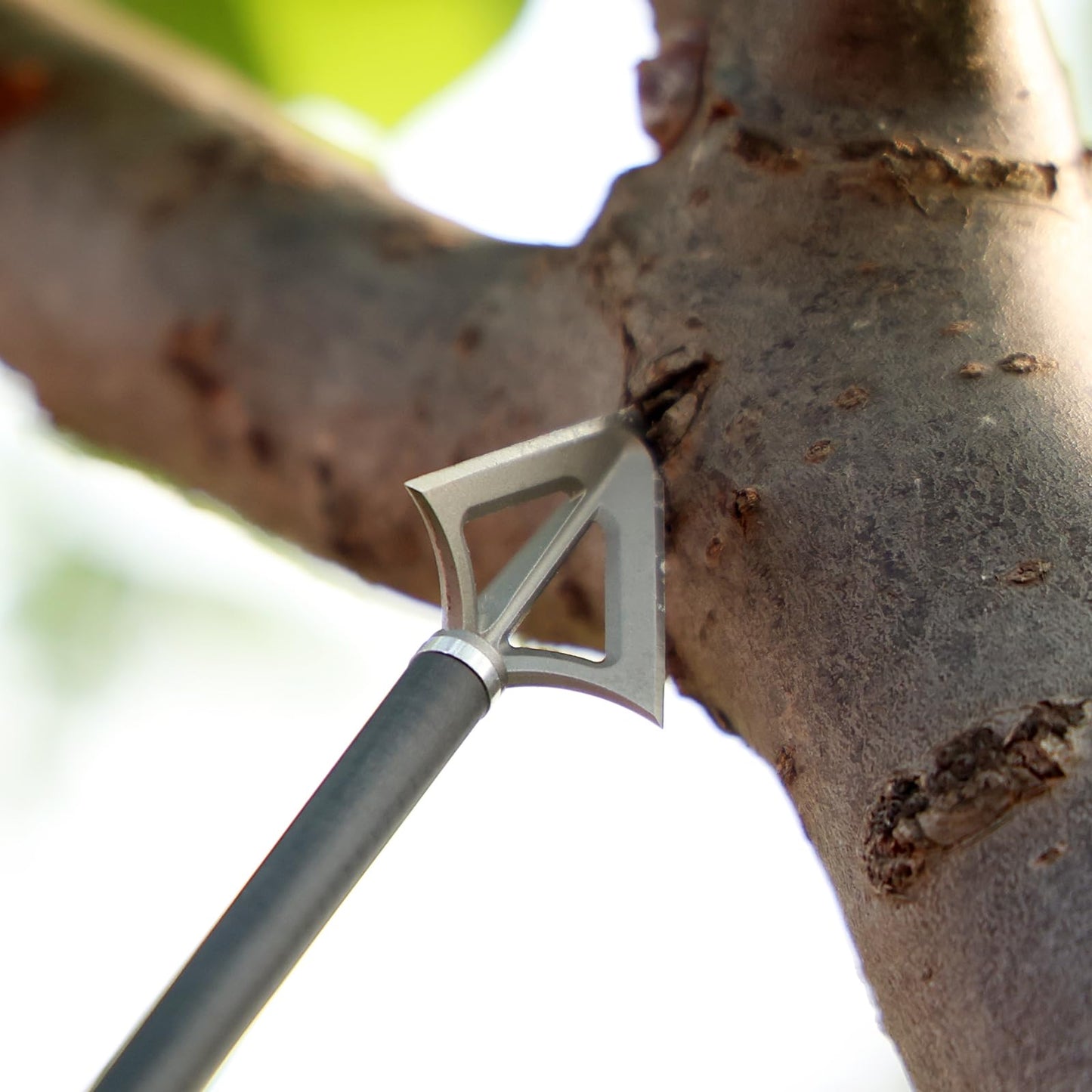 Moyujian 6 Packs of 100 Wide Heads, broadheads 100 Grain (100 Grain Silver)