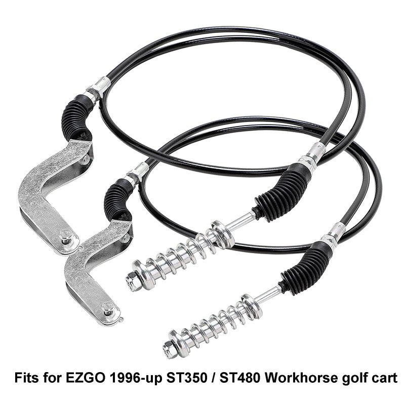Roykaw Golf Cart Forward and Reverse Transmission Shift Cable for 1996-2001 EZGO TXT ST350/ST480 Workhorse Gas Models, Replaces OEM # 72341-G01,50.5" Long