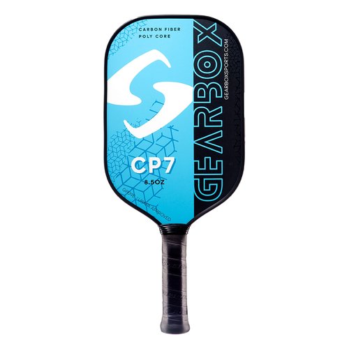 Gearbox CP7 Pickleball Paddle 8 oz – Textured Carbon Face for Max Spin, Elongated Shape for Reach & Control, Lightweight Design, Honeycomb Core, Premium Grip – USAPA Approved