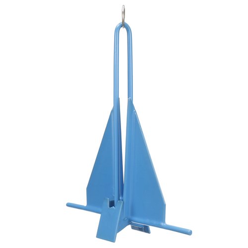 SEACHOICE 41724 Utility Anchor â€“ PVC Coated â€“ 8 Pounds â€“ Blue â€“ for Boats up to 24 Feet