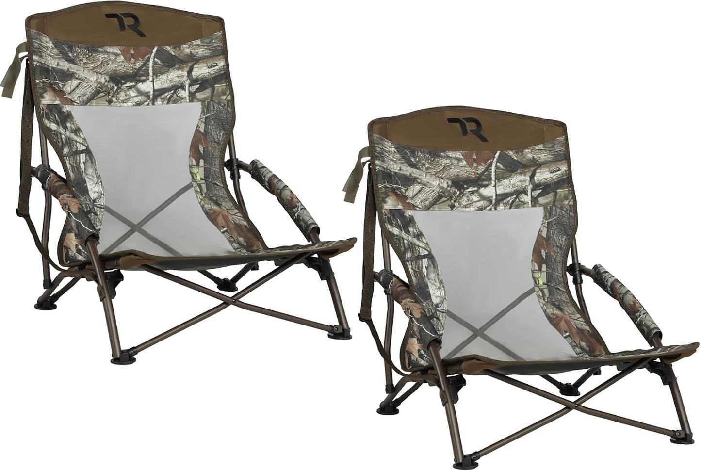 Lightweight Low Camping Chair - Heavy Duty Lawn Chair with Carry Bag for Concerts & Outdoor Travel | Perfect for Turkey Hunting