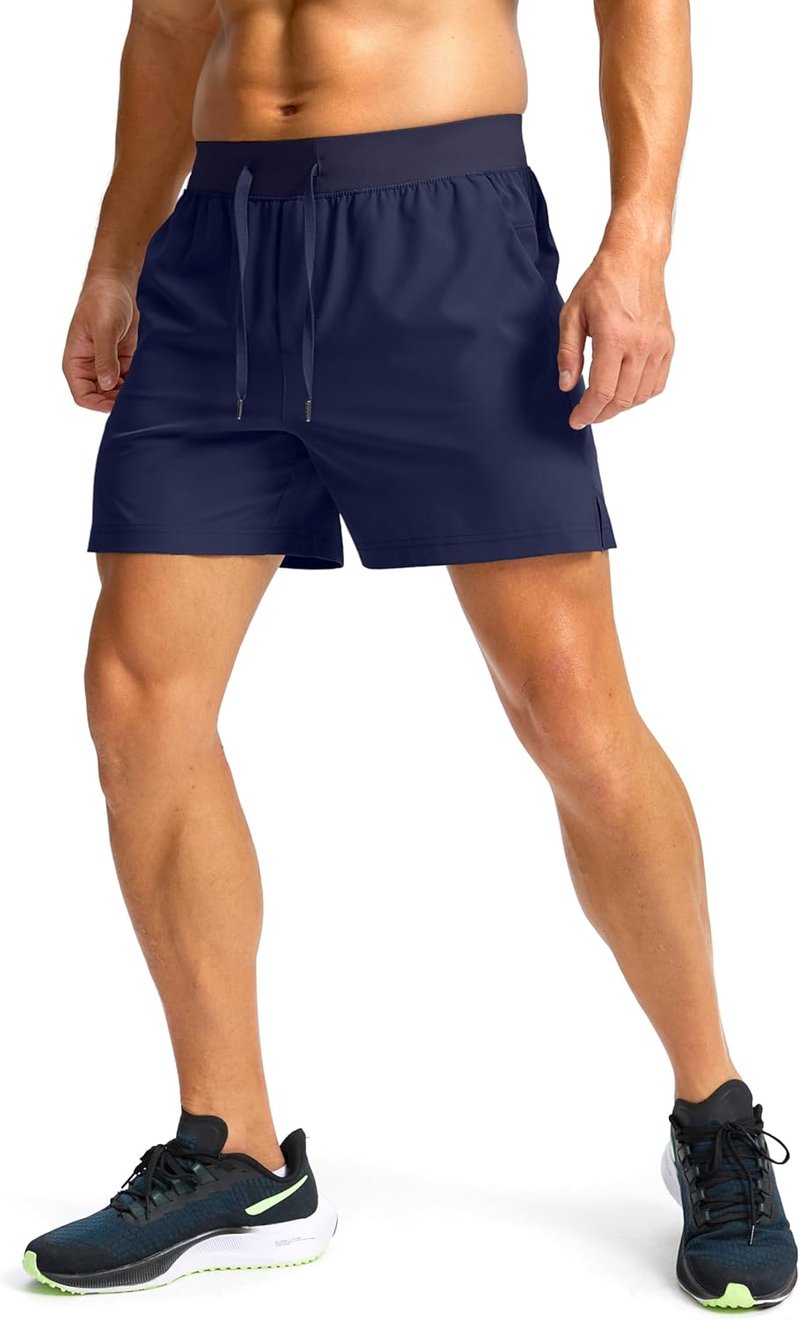 Men's Running Shorts - Quick Dry Athletic Shorts with Zipper Pockets | 9"/7"/5" Sizes for Gym & Basketball