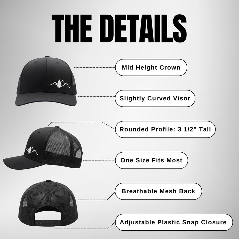 LINDO Trucker Hat [ The Great Outdoors: Silver/White ]