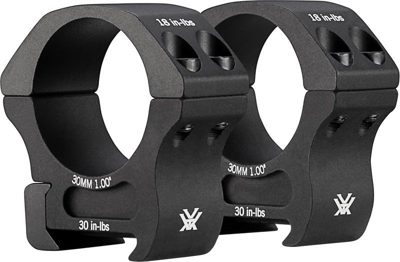 Vortex Optics Riflescope Rings - Durable, Lightweight Mounting Solution | Precision Fit for All Rifles