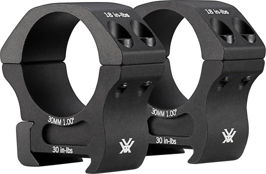 Vortex Optics Riflescope Rings - Durable, Lightweight Mounting Solution | Precision Fit for All Rifles