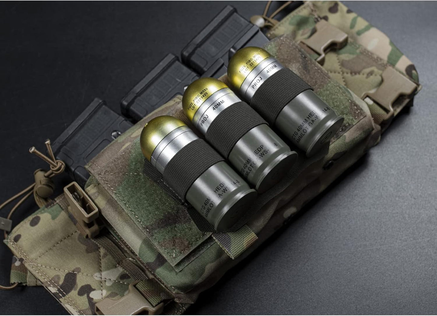 Tactical Bag Insert - Modular Elastic Loop Organizer Pouch | Hook & Loop Attachment for Backpack Accessories