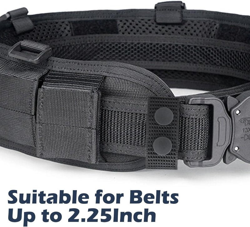 Belt Keepers for Duty Belt - Durable Nylon with Double Snaps | Fits 2¼" Wide Police Security Belts