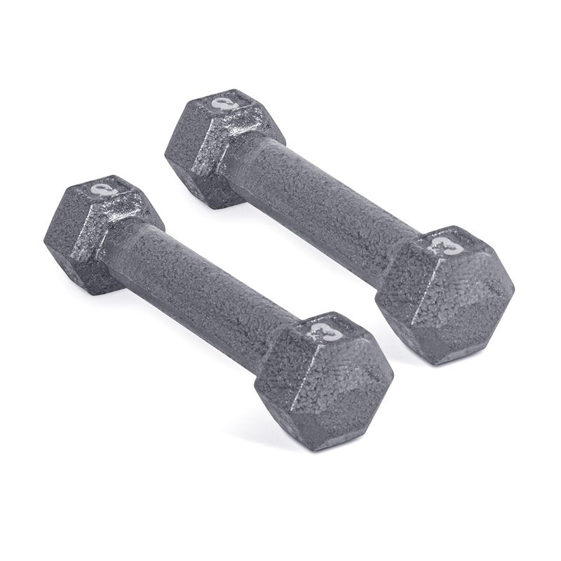 CAP Cast Iron Hex Dumbbell, Pair, 15 lb
