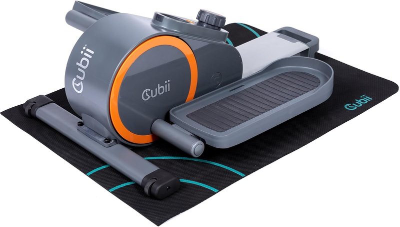 Floor Mat for Cubii - Durable Black Exercise Mat for Home Gym