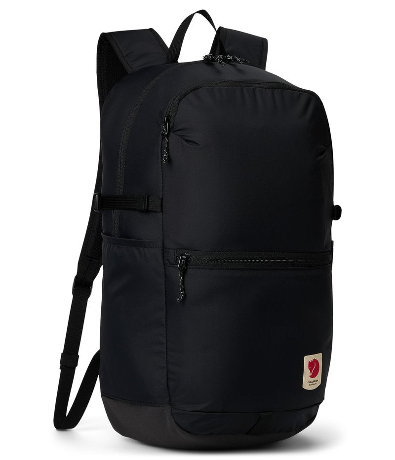 Fjällräven High Coast Backpack 24 - Lightweight, Quick-Dry Fabric, Packable Design - Hiking, Travel, Black, One Size