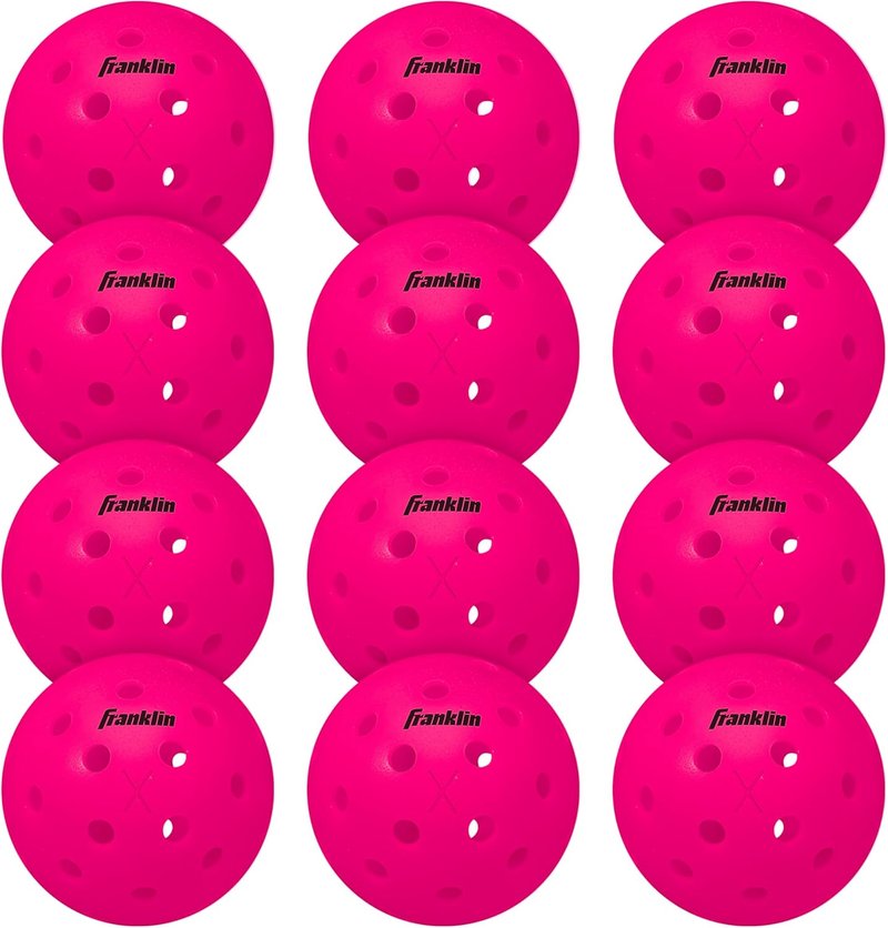Franklin Sports X-40 Outdoor Pickleballs - Official USA Pickleball Regulation Size | Durable & High-Performance