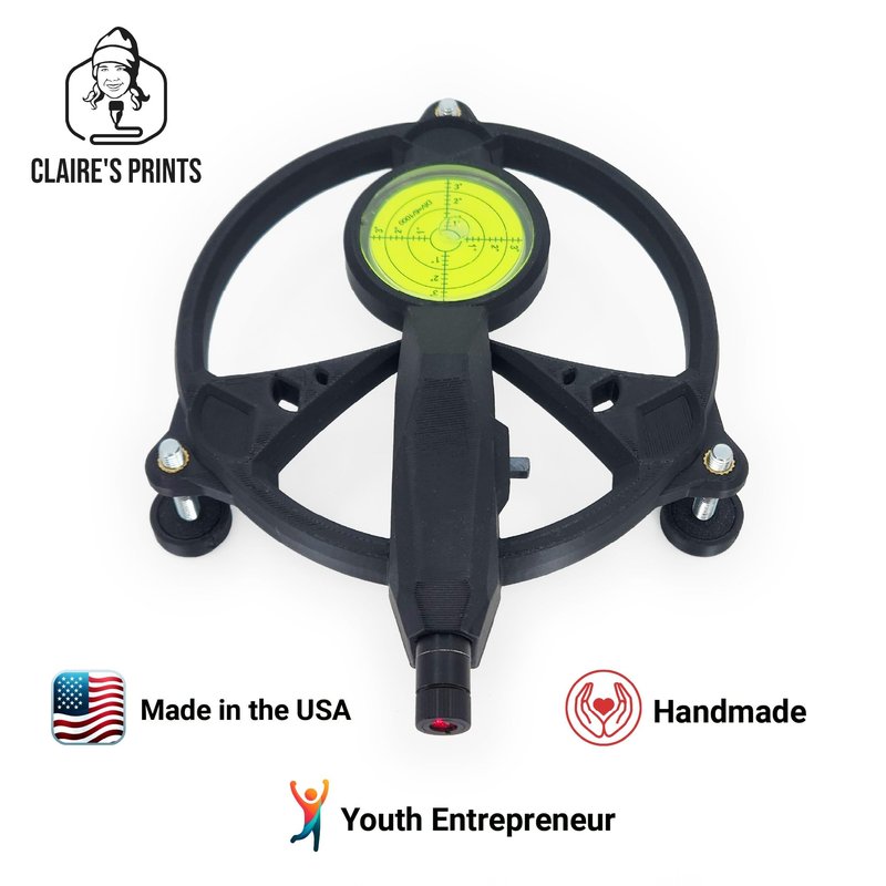Laser Alignment & Leveling Stand for Garmin R10 Launch Monitor – Version 2.0 - ASA Construction Provides UV & Heat Resistant, Improves Accuracy for Garmin Approach R10