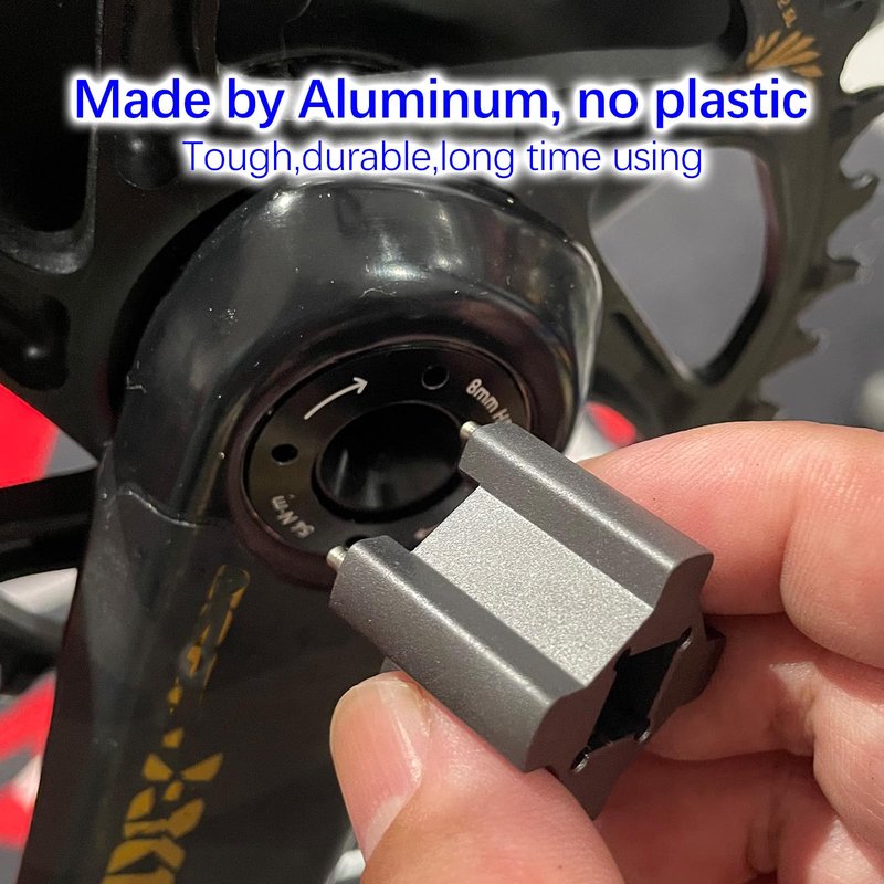 ATUECHUE Dub Cap and Remove Tool for SRAM BB30, Portable Bike Crank Arm Cover Remover Tool Compatible with SRAM Dub Self- extracting Crankset Arm Cap, Non-Round Design Easy Insertion