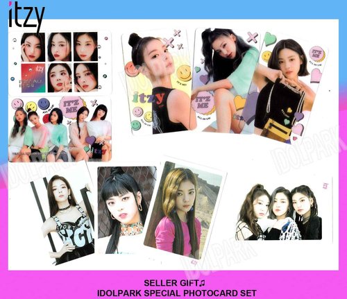 Itzy Official Light Ring Fanlight (+Seller's Gift Photo Cards Set)