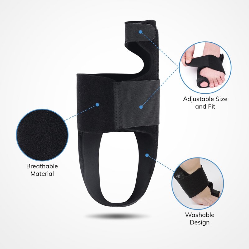 Fittest Pro Bunion Corrector (2pcs), Orthopedic Bunion Splint, Big Toe Separator Pain Relief, Non-Surgical Hallux Valgus Correction, Hammer Toe Straightener, Day Night Support