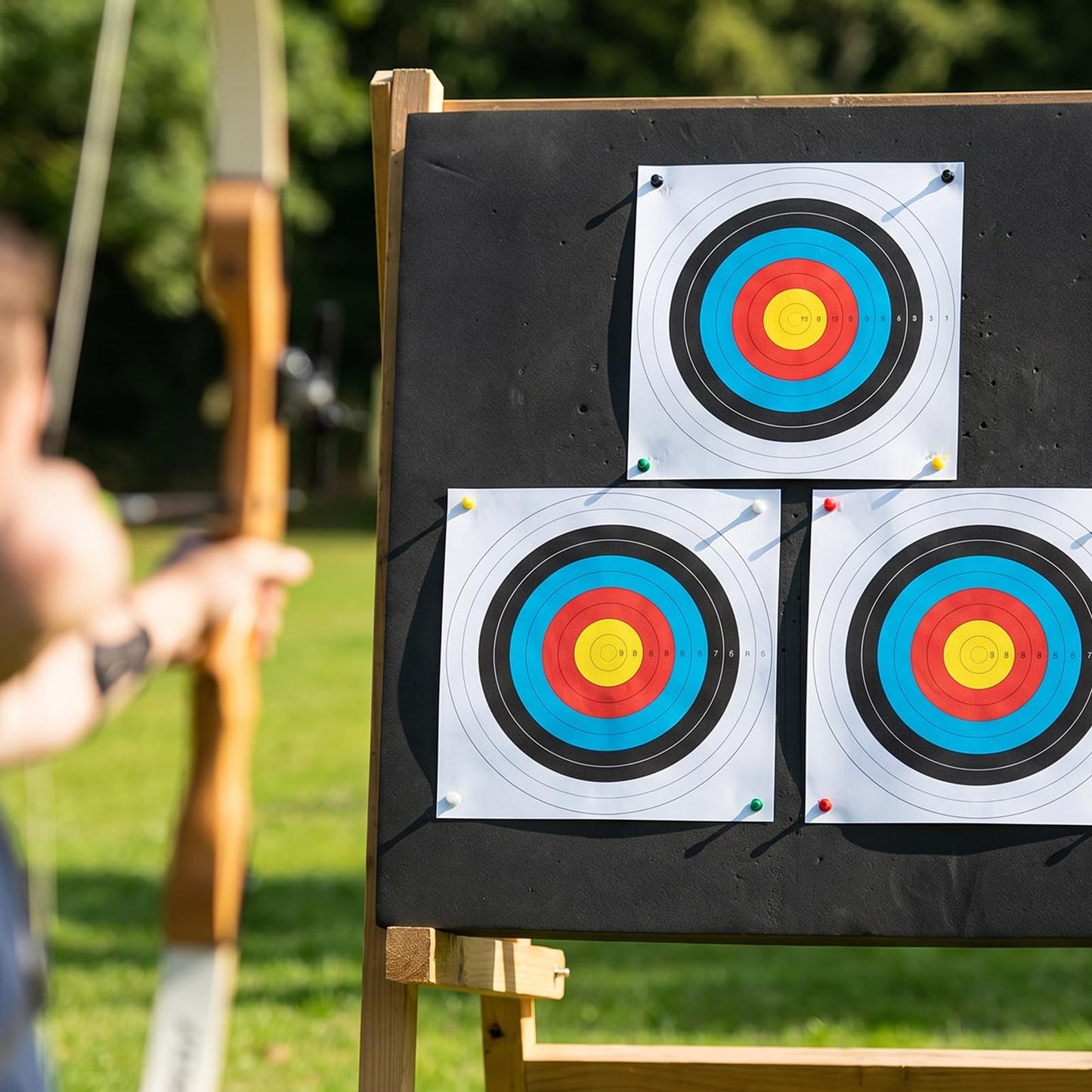 36×36×4 in Extra Large Foam Target High-Density Archery Bow & Arrow Target for Backyard Shooting Practice