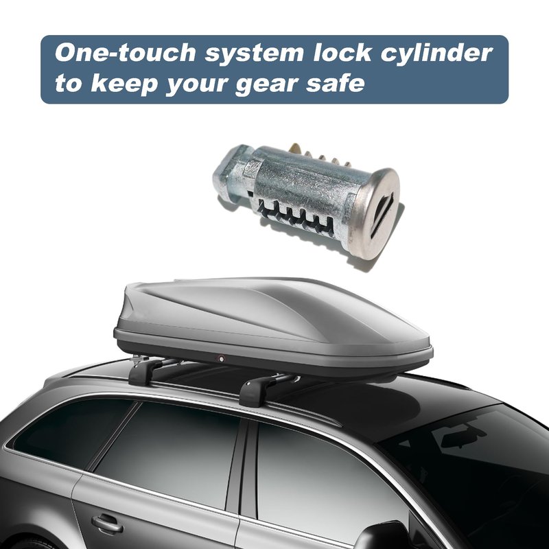 JXSDFP 4 Pack Lock Cores Compatible with Thule Roof Racks Components, Includes 4 Cores, 2 Keys and A Control Key (4 Pack)