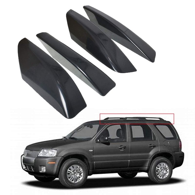 4Pcs Roof Rack Rail End Cover Shell Replacement for 2003-2009 4Runner N210