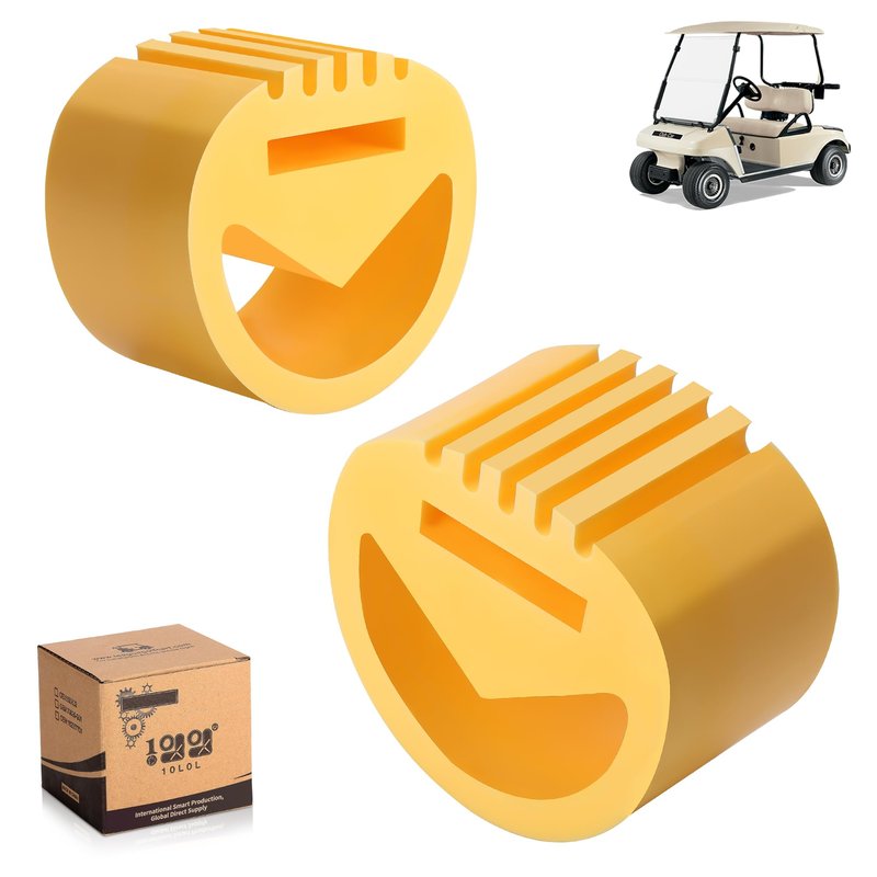10L0L Motor Mount Vibration Dampener Engine Snubber for Club Car DS Engine Mount 1984-up and Precedent Gas 2004-up, Replace OEM 1012164 1025403-01 2Pcs