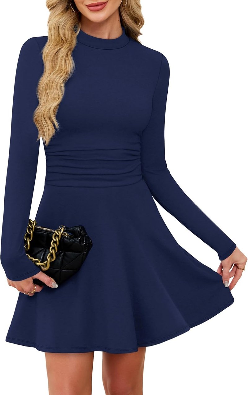 Long Sleeve Mini Dress for Fall | Formal Party & Club Wear Outfits