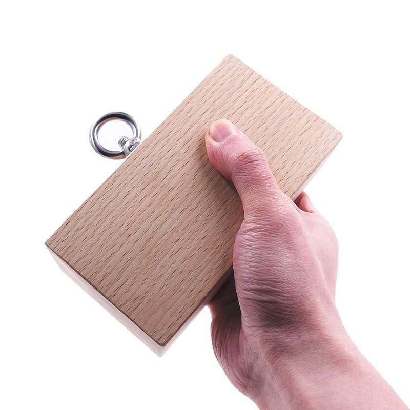 Lights Mountain Wooden Pinch Block Grip Hand Grip Workout Climbing Power Grip Forearm Finger Exerciser Strength Training Strengthener Equipment