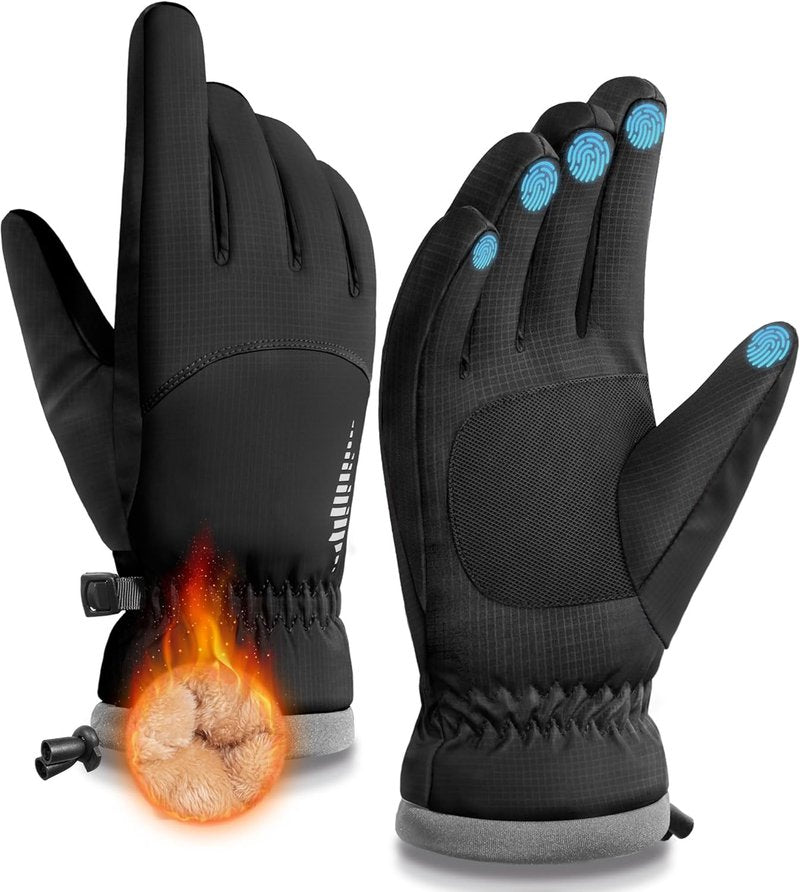 Winter Waterproof Touchscreen Gloves for Men & Women - Thermal Ski & Snow Gear for Cold Weather | Perfect for Outdoor Sports & Daily Use