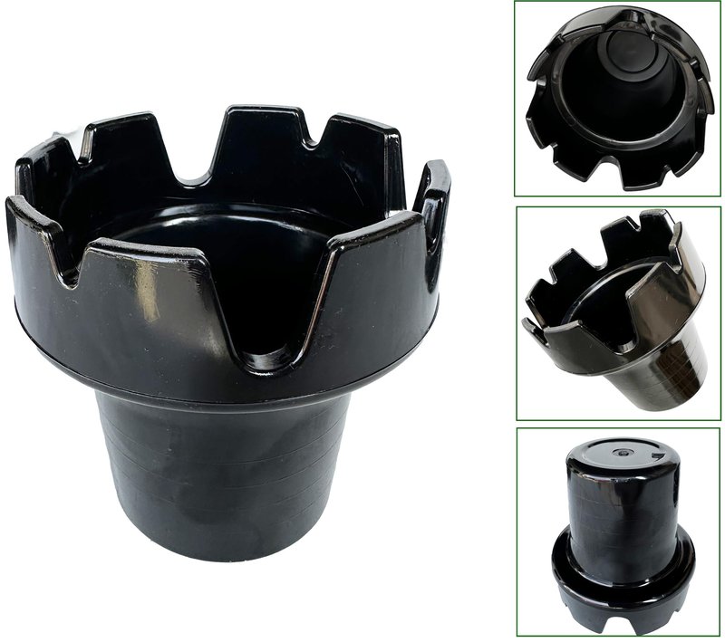 Golf Cart Cigar Ashtray | Universal Cup Holder Cigarette Cigar Ashtray Fit on Club Car EZGO Yamaha Golf Cart (1 Piece)