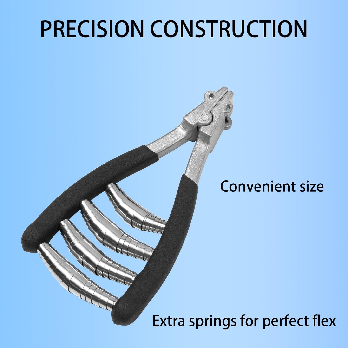 FTGear Stringing Starting Clamp 4-Spring for Tennis & Badminton Racket - Zinc Alloy with Thread Protection