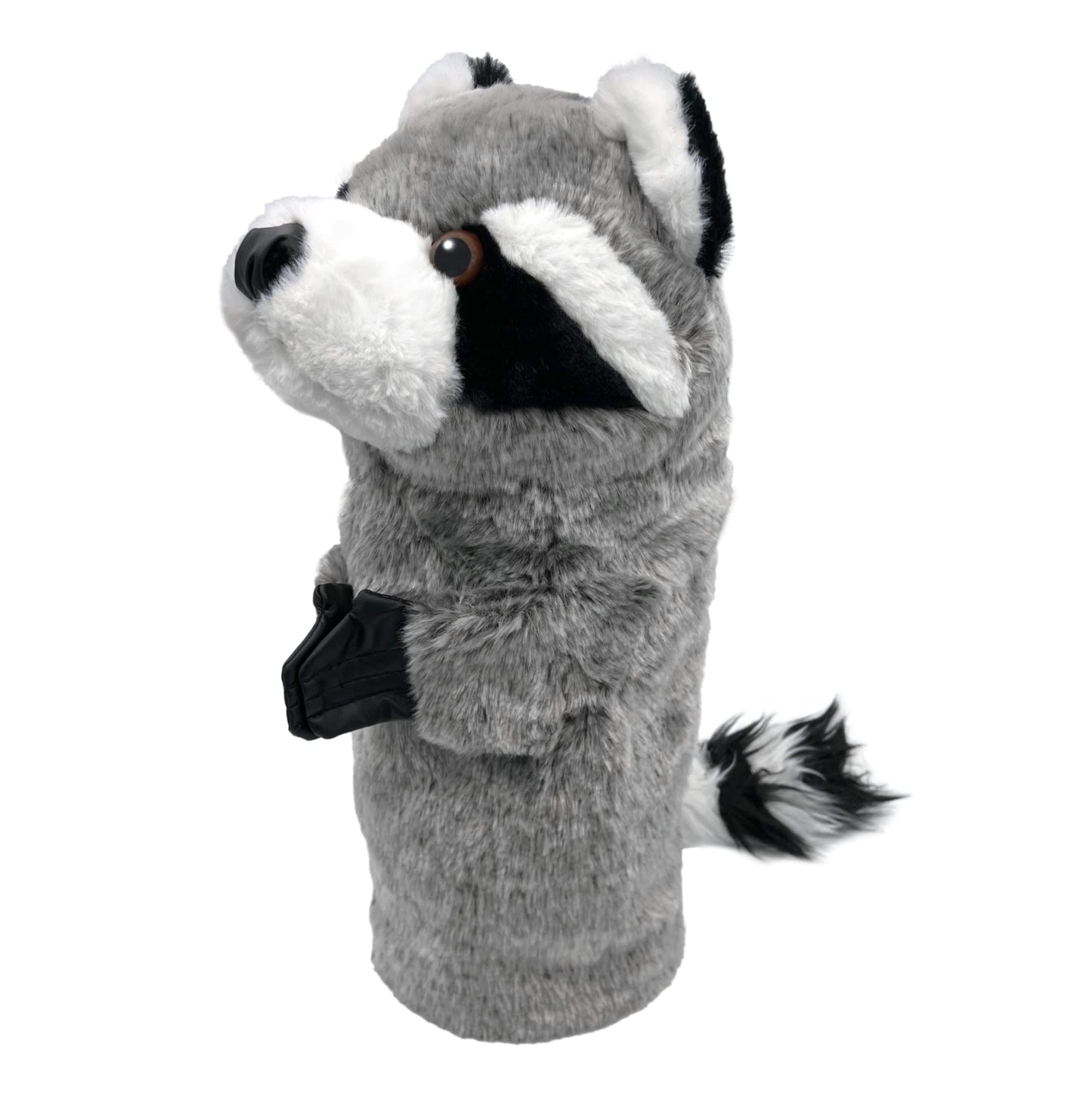 ProActive Sports, Animal Golf Club Head Covers, For Drivers, Cute Novelty Headcover for All Golfers, Plush Material & Clipping Technology, Add Style to Your Golf Bag, Stuffed Raccoon