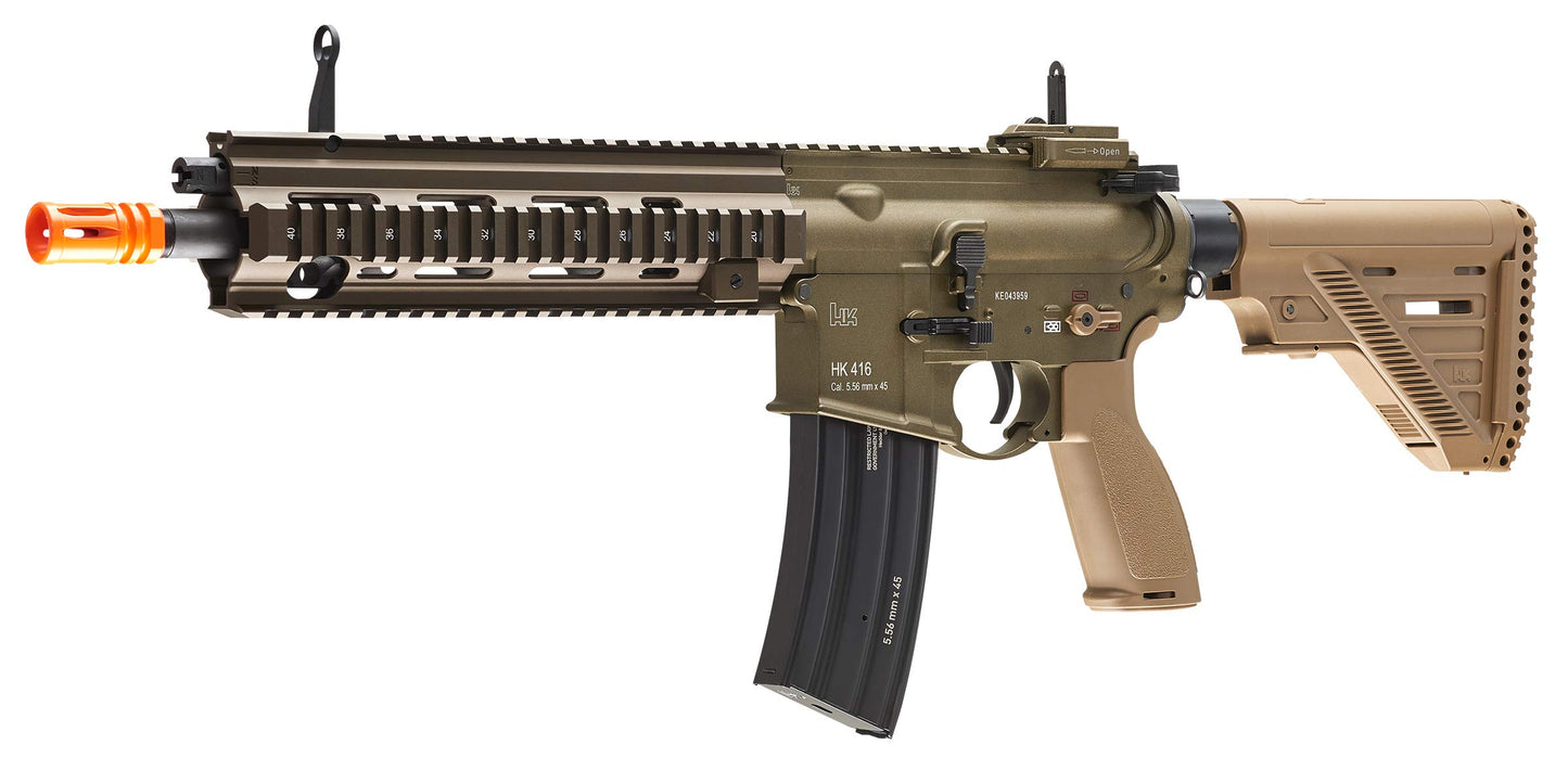 HK Heckler & Koch 416 A5 AEG Automatic 6mm BB Rifle Airsoft Gun, Tan