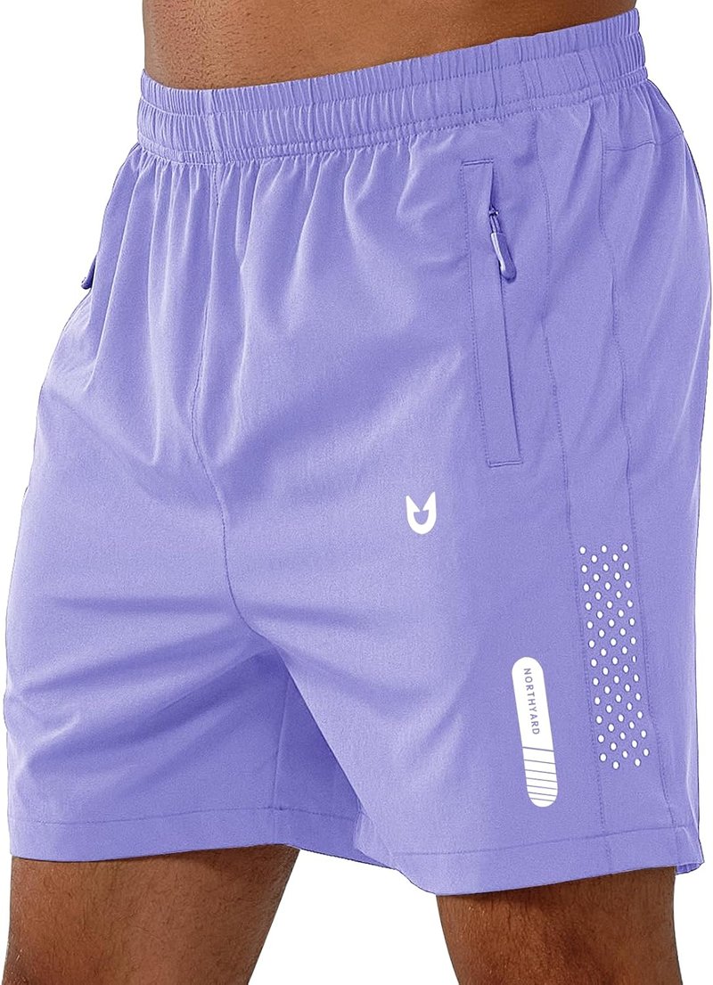 Men's Athletic Running Shorts - Quick Dry Lightweight Gym Workout Shorts | 5"/7"/9" Sizes for Sports & Exercise