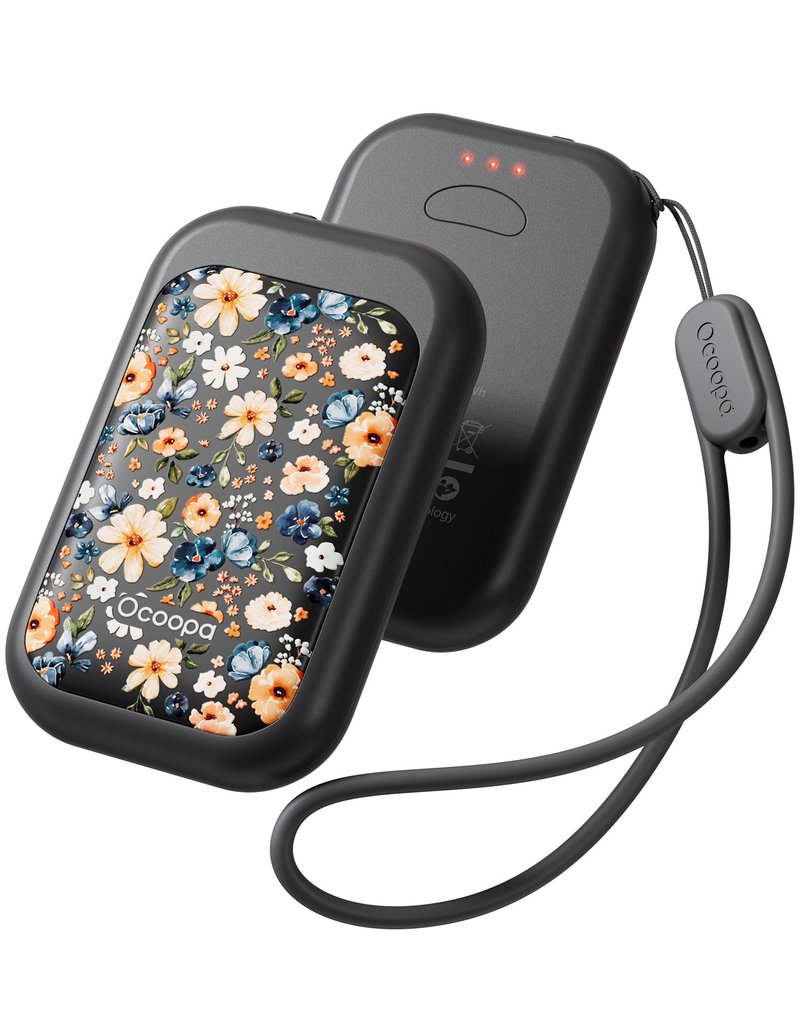 OCOOPA Magnetic Rechargeable Hand Warmers 2 Pack, Card-Style Electric AI Hand Warmers 5000mAh, Pocket Portable Hands Heater, UL Certified, for Men Women, Hunting Essentials, UT4 Young