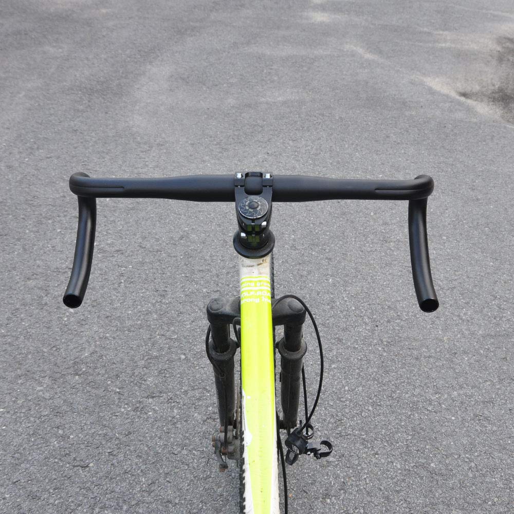 UPANBIKE Fixed Gear Bike Road Bicycle Drop Bar Bent Handlebar Aluminum Alloy 25.4mm 31.8mm