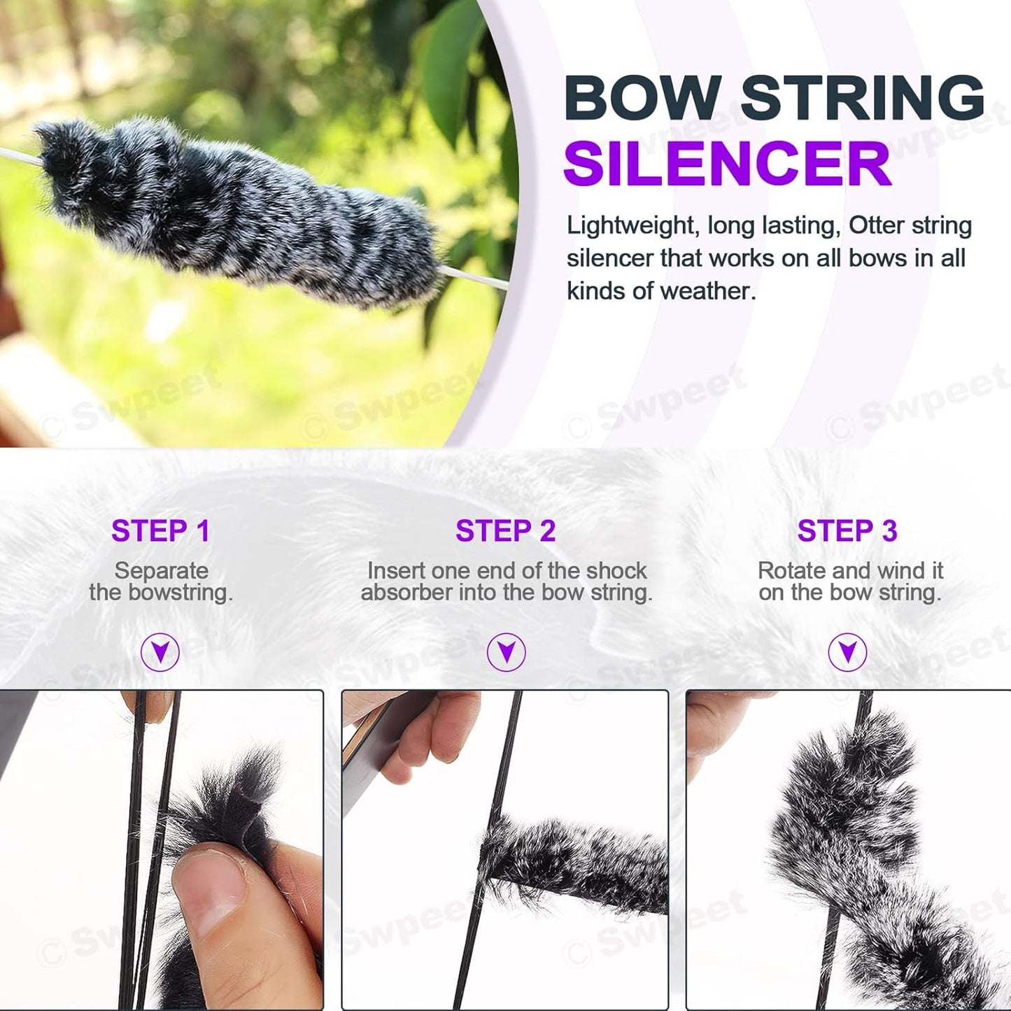 Archery Bow String Tools Kit - 17Pcs Nocking Buckle, T Shape Ruler & More | Essential Accessories for Precision Shooting