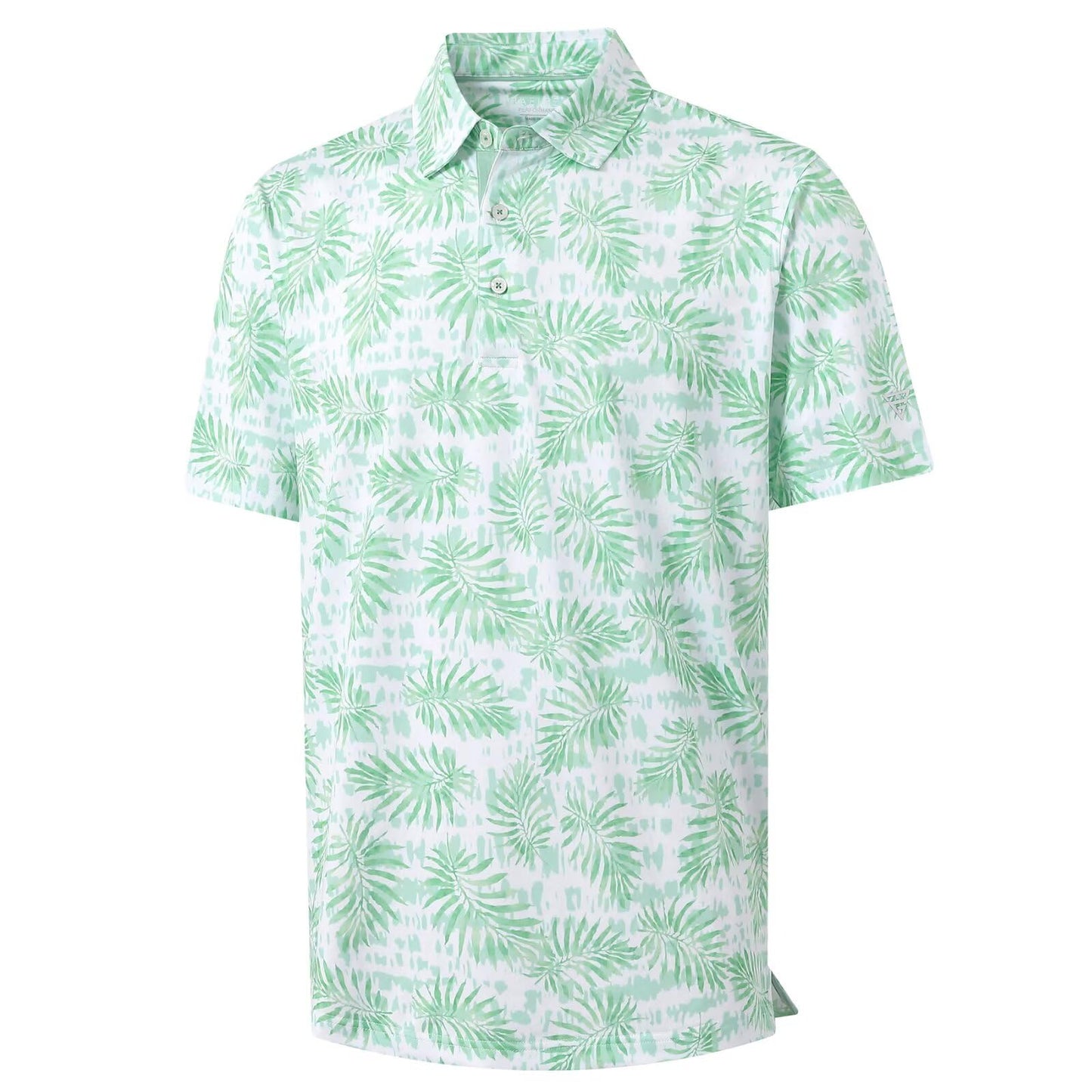 M MAELREG Golf Shirts for Men Dry Fit Print Patterns Performance Moisture Wicking Mens Polo Shirts Short Sleeve