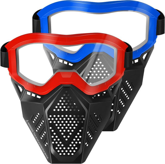 Tactical Nerf Rival Mask - Compatible with Apollo, Zeus, Khaos | Durable Design for Enhanced Play