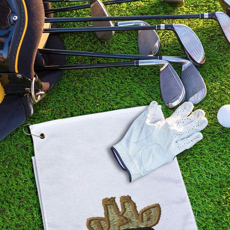 Style In Print Golf Towel Cool Giraffe Cotton Bag Accessories White